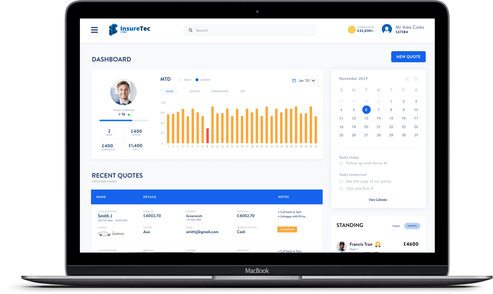 Keller Apps product interface preview