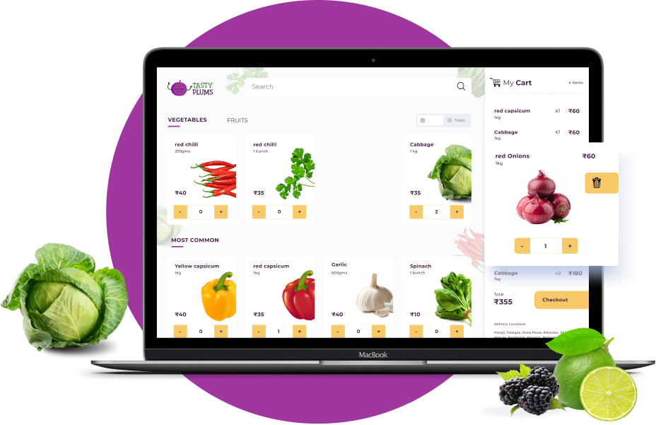 Tasty Plums ecommerce preview